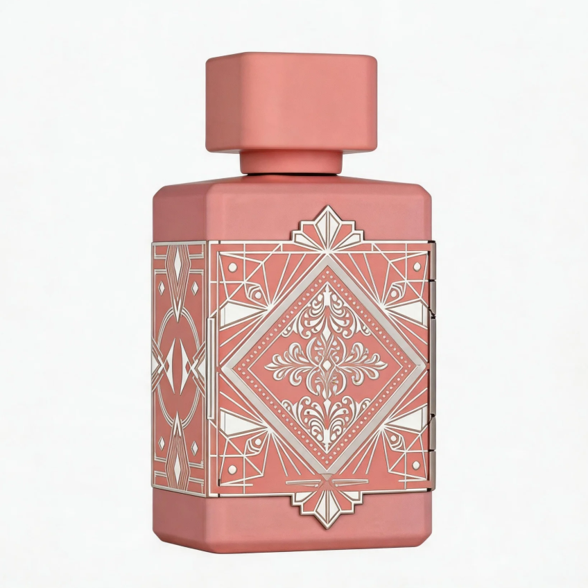 Unique, creamy rose milk gourmand profile